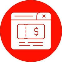 Ticket Vector Icon Design