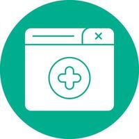 New Window Vector Icon Design