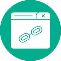Web Link Vector Icon Design