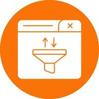 Funnel Vector Icon Design