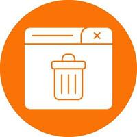 Trash Can Vector Icon Design