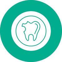 Caries Vector Icon Design