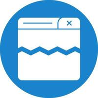Broken Link Vector Icon Design