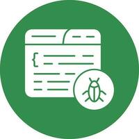 Bug Vector Icon Design