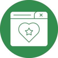 Favourite Page Vector Icon Design