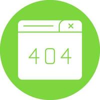 404 Error Vector Icon Design