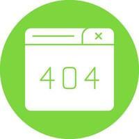 404 Error Vector Icon Design