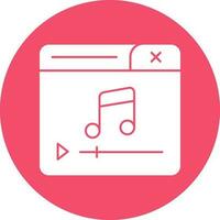 Music Player Vector Icon Design