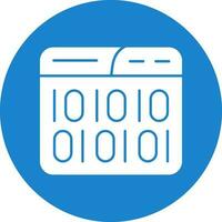 Binary Code Vector Icon Design