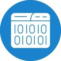 Binary Code Vector Icon Design