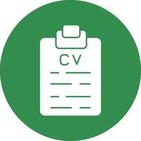 CV Vector Icon Design