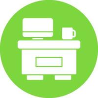 Information Desk Vector Icon Design