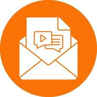 Email Marketing Vector Icon Design