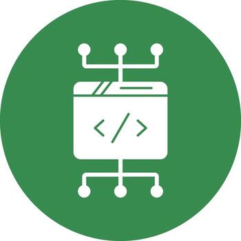 codificación vector icono diseño