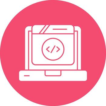 Web Coding Vector Icon Design