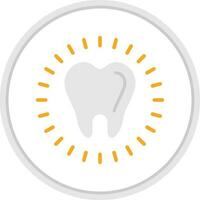 Tooth Whitening Vector Icon Design