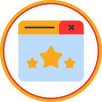 Web Rating Vector Icon Design