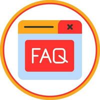 Faq Vector Icon Design
