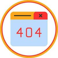 404 Error Vector Icon Design