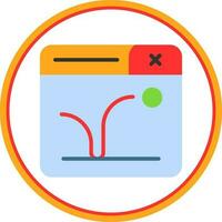 Bounce Rate Vector Icon Design
