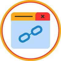 Web Link Vector Icon Design