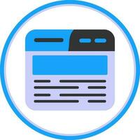 Web Browser Vector Icon Design
