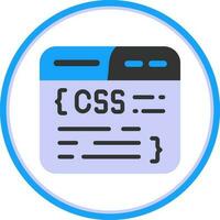 Css Coding Vector Icon Design