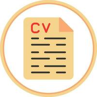 CV Vector Icon Design