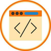 Coding Vector Icon Design
