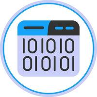 Binary Code Vector Icon Design