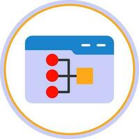 Site Map Vector Icon Design