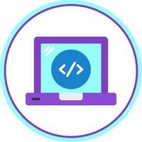 Web Coding Vector Icon Design