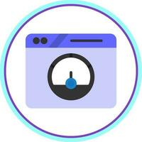 Speed Test Vector Icon Design