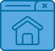 Home Page Vector Icon Design