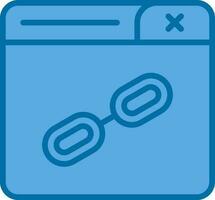 Web Link Vector Icon Design