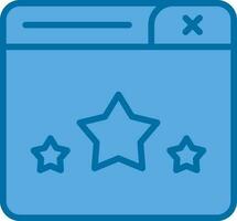 Web Rating Vector Icon Design