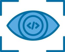 diseño de icono de vector de ojo