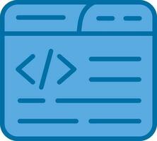 Web Coding Vector Icon Design