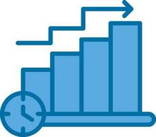 Bar Chart Vector Icon Design