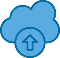 Cloud Upload Vector Icon Design