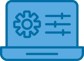 Web Management Vector Icon Design