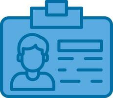 Id Card Vector Icon Design
