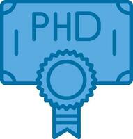 Phd Vector Icon Design