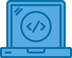 Web Coding Vector Icon Design