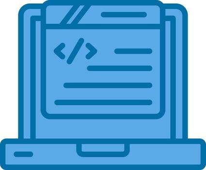 Coding Vector Icon Design