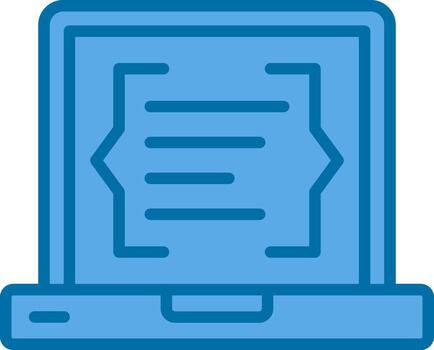 Coding Vector Icon Design