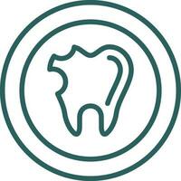 Caries Vector Icon Design