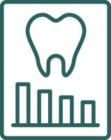 Dental Record Vector Icon Design