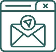 Send Mail Vector Icon Design