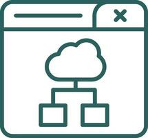 Cloud Computing Vector Icon Design